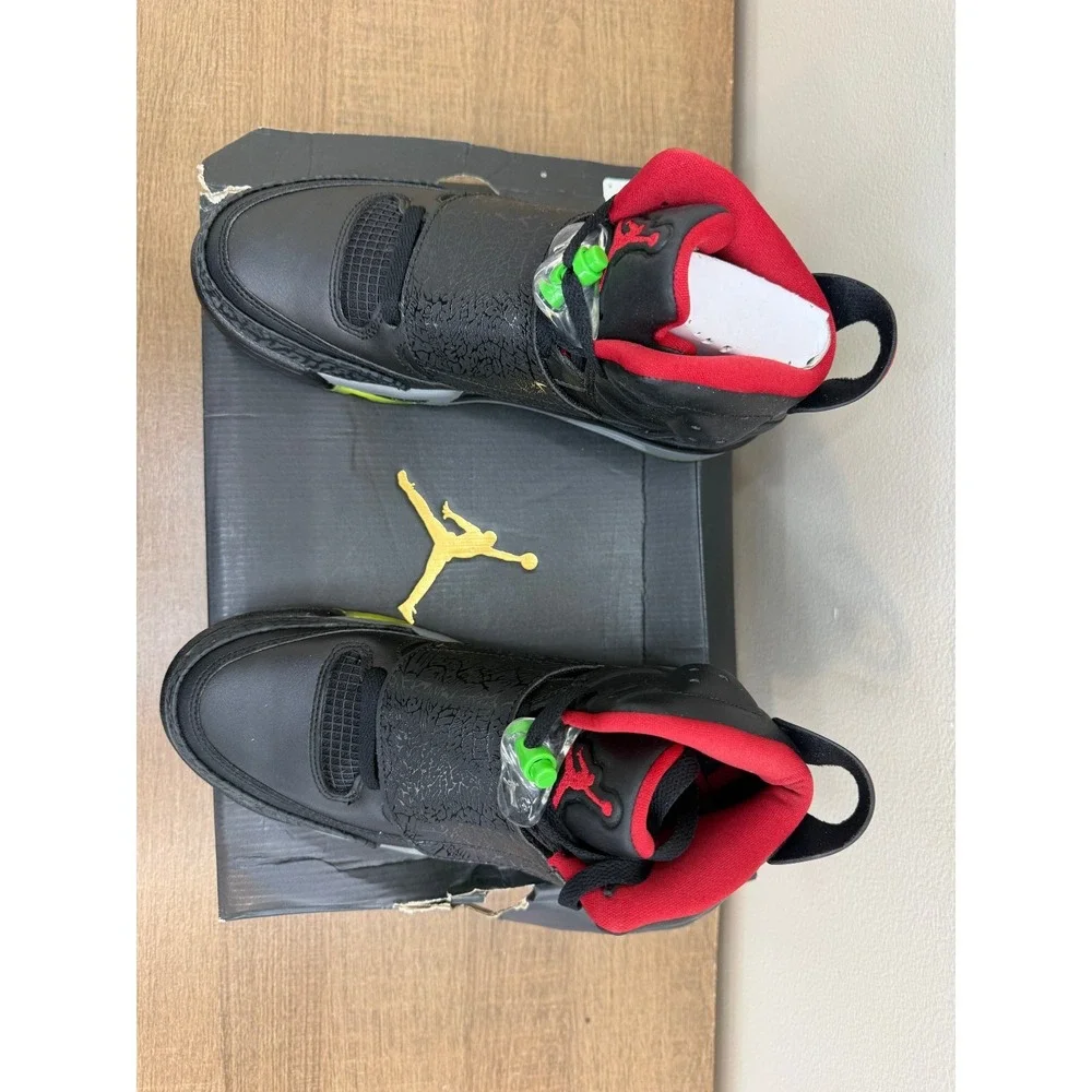 Jordan Nike Men's Son of Black/Gym Red Cl/Grey/Grn Pls Basketball Shoe 8.5 Men